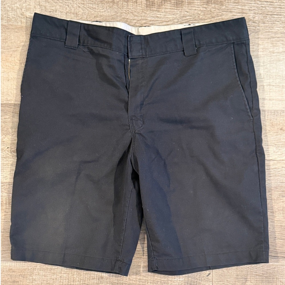 Dickies Flex Regular Fit Work Shorts Black Mens Utility Skater L